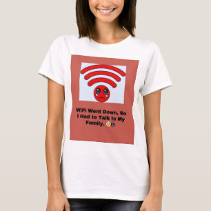 WiFi ging nach unten, also musste ich mit meiner F T-Shirt