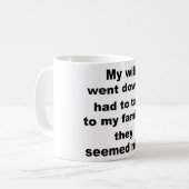 WIFI HERUNTER! KAFFEETASSE (Vorderseite Links)