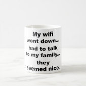 WIFI HERUNTER! KAFFEETASSE (Mittel)