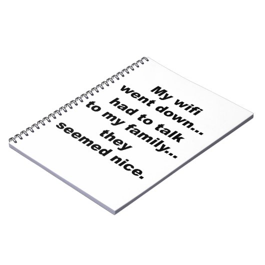 WIFI HERUNTER! NOTIZBLOCK (Linke Seite)