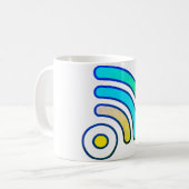 WiFi Icon Tasse (Vorderseite Links)