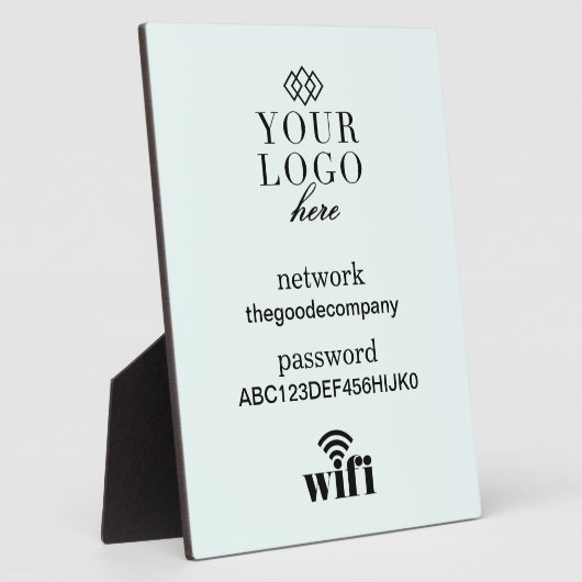 WiFi Information Schild Gästebuch Plaque Fotoplatte (Seite)