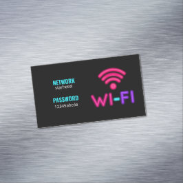 WiFi Internet-Netzwerkkennwort Magnetische Visitenkarte