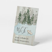 WiFi Internet Password Vacation Lake House Pedesta Sockelschild (Vorderseite)