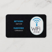 WiFi Internet Premium Visitenkarte (Vorderseite)