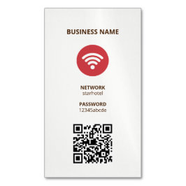 Wifi Internet QR Code Magnetische Visitenkarte