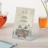 WiFi Internetkennwort Rustikale Kabine Gast Sockelschild (In SItu)