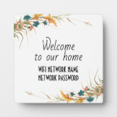 WiFi-Kennwort Fotoplatte (Vorderseite)