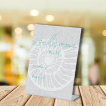 WiFi-Kennwort für einen Urlaub Leihflugzeug Begrüß