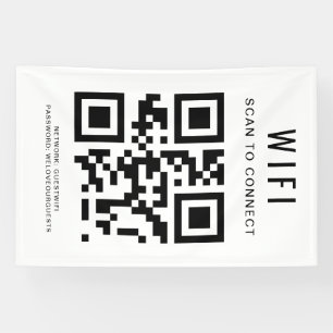 WiFi-Kennwort   QR-Code-Prüfung für die Verbindung Banner