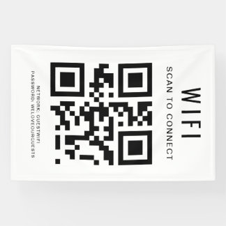 WiFi-Kennwort | QR-Code-Prüfung für die Verbindung Banner