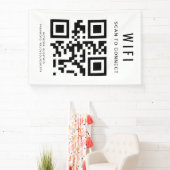WiFi-Kennwort | QR-Code-Prüfung für die Verbindung Banner (InSitu)