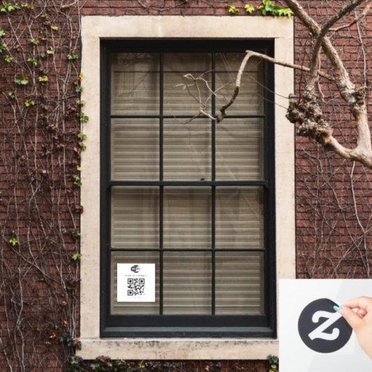 WiFi-Kennwort | QR-Code-Prüfung für die Verbindung Fensteraufkleber (Fenster Zuhause)