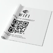 WiFi-Kennwort | QR-Code-Prüfung für die Verbindung Geschenkpapier (Ungerollt)