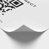 WiFi-Kennwort | QR-Code-Prüfung für die Verbindung Geschenkpapier (Ecke)