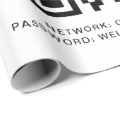 WiFi-Kennwort | QR-Code-Prüfung für die Verbindung Geschenkpapier (Rolleneckpunkt)