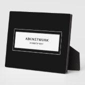 Wifi-Kennwort schwarz Fotoplatte (Seite)