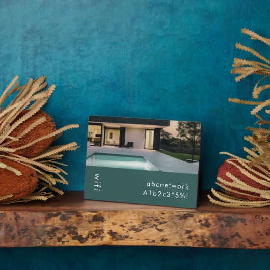 WiFi-Kennwort-Signatur-Foto Fotoplatte (Seite)