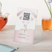 WiFi-Kennwort Sockelschild (In SItu)