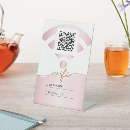 WiFi-Kennwort Sockelschild (In SItu)