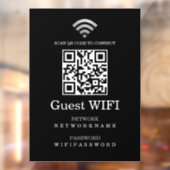 Wifi-Kennwort und Personalisierter QR-Code für das Fensteraufkleber (Blatt 2)