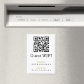 Wifi-Kennwort und Personalisierter QR-Code für das Magnet (In Situ (Geschirrspüler))