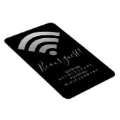 WiFi-Kennwort und Personalisiertes Netzwerk Magnet (Rechte Seite)