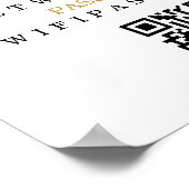 WiFi-Kennwort und Personalisiertes Netzwerk Poster (Ecke)