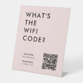 WiFi-Kennwort | Was ist der WiFi-Code? QR-Code Ros Sockelschild (Vorderseite)