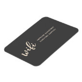 WIFI-Kennwortsignatur Magnet (Linke Seite)