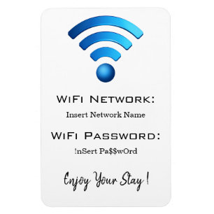 WiFi-Kennzeichen Magnet