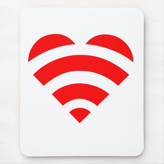 Wifi Liebe Mousepad (Vorne)