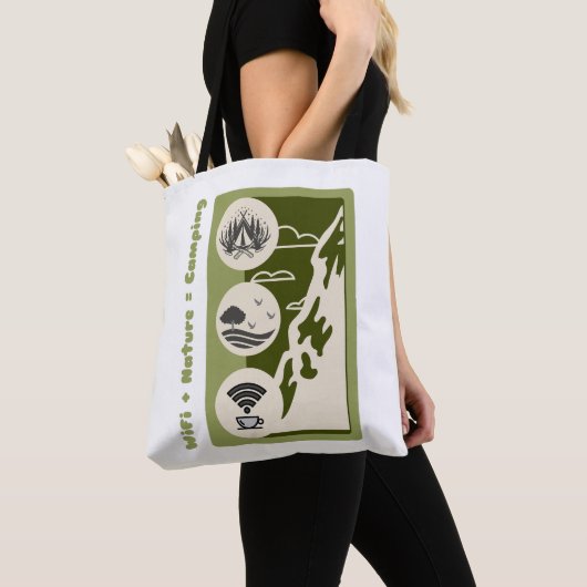 WiFi + nature = camping adventure camping Tasche (Von Nahem)