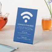 WiFi-Netzwerk-Passwort Gastinfo benutzerdefinierte Sockelschild (In SItu)