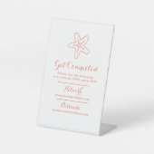 WiFi-Netzwerk-Passwort Gastinfo Strandstar Sockelschild (Vorderseite)