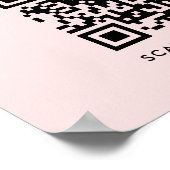 WiFi-Netzwerk QR-Code Internet-Scan zu verbinden r Poster (Ecke)
