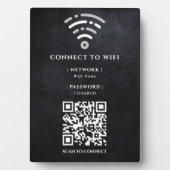 WiFi-Netzwerk | QR Code Internet Scan zum Verbinde Fotoplatte (Vorderseite)