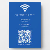 WiFi-Netzwerk | QR Code Internet Scan zum Verbinde Fotoplatte (Vorderseite)