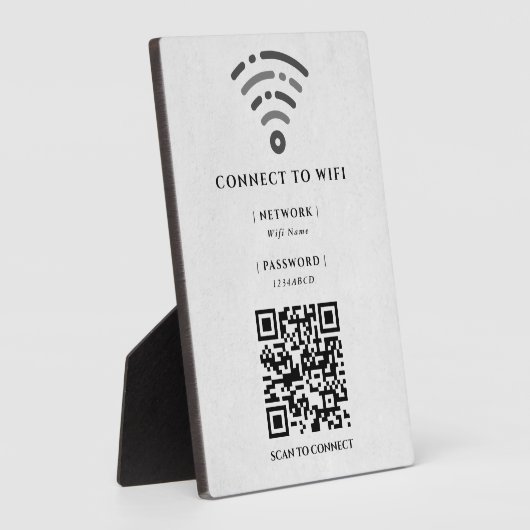 WiFi-Netzwerk | QR Code Internet Scan zum Verbinde Fotoplatte (Seite)