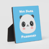 Wifi Panda Fotoplatte (Vorderseite)