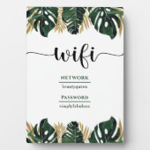 Wifi Password Beauty Salon Business Plaque Fotoplatte (Vorderseite)