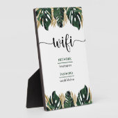 Wifi Password Beauty Salon Business Plaque Fotoplatte (Seite)