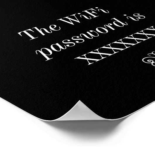 WiFi Password Framework Poster (Ecke)