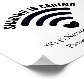 WiFi Password Poster (Ecke)