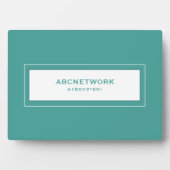 WiFi Password Signieren Turqouise Fotoplatte (Vorderseite)