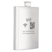 Wifi Passwort-Zeichen hinzufügen Q R Code hier Det Flachmann (Rechts)