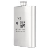 Wifi Passwort-Zeichen hinzufügen Q R Code hier Det Flachmann (Links)