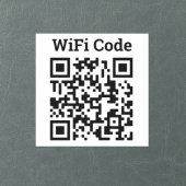 Wifi QR-Code-Aufkleber Aufkleber