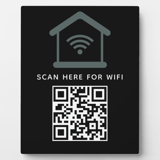 WiFi QR-Code scannen, um selbstklebende Verbindung Fotoplatte (Vorderseite)