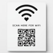 WiFi QR-Code scannen, um selbstklebende Verbindung Fotoplatte (Vorderseite)